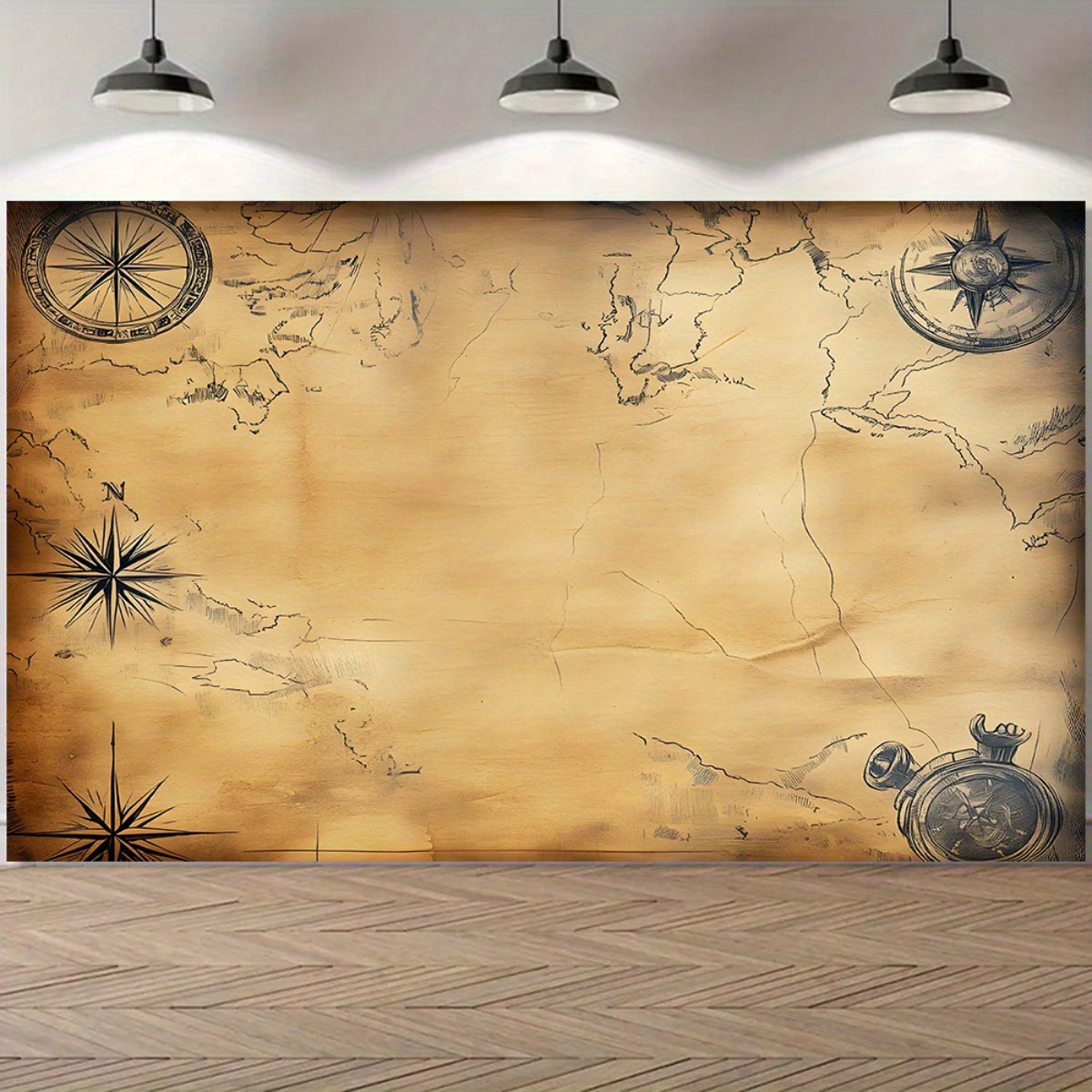 Pirate map banner, pirate prop - đánh giá và giá Outdoor Hunting Events