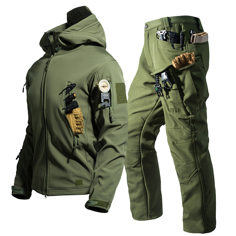 New Soft Shell Tactical Jacket - đánh giá và giá Hunting Outdoor