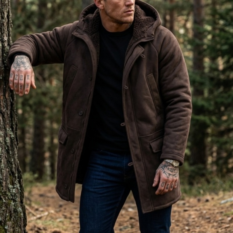 New Men's Faux Fur Lined Hoode - đánh giá và giá Men'S Outdoor Hunting Jacket