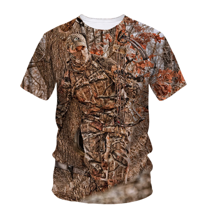 Summer Fashion New Hunting Cam - đánh giá và giá Outdoor Hunting Graphic Tees