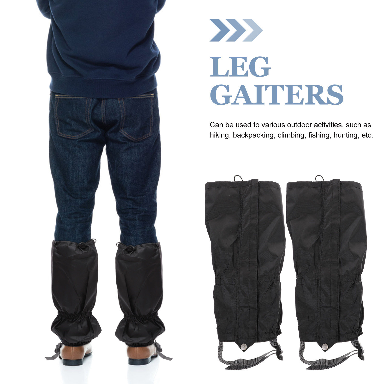 2Pcs Rugged Outdoor Leg Gaiter - đánh giá và giá Outdoor Hunting And Fishing