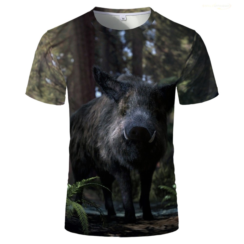 2024 Camo Hunting Wild Boar Gr - đánh giá và giá Outdoor Hunting Graphic Tees
