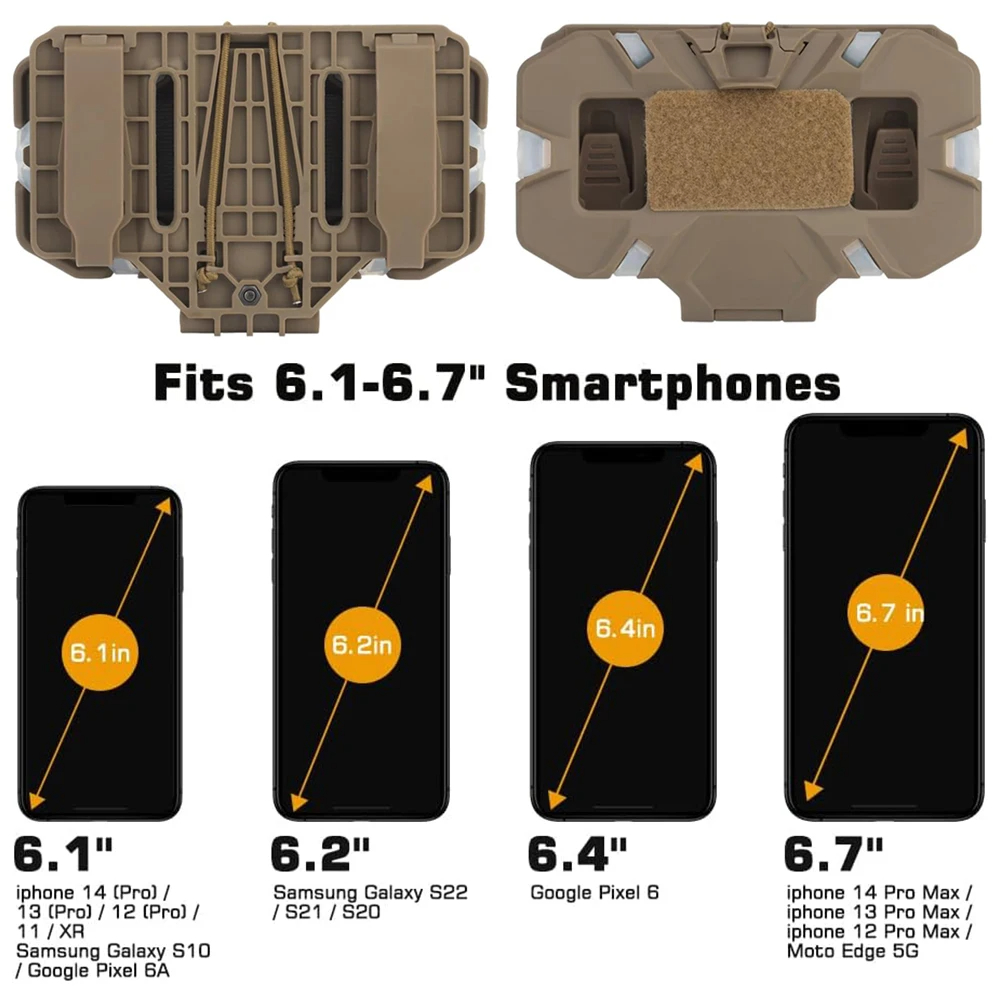 Tactical MOLLE Phone Holder, F - đánh giá và giá Men'S Outdoor Hunting Jacket