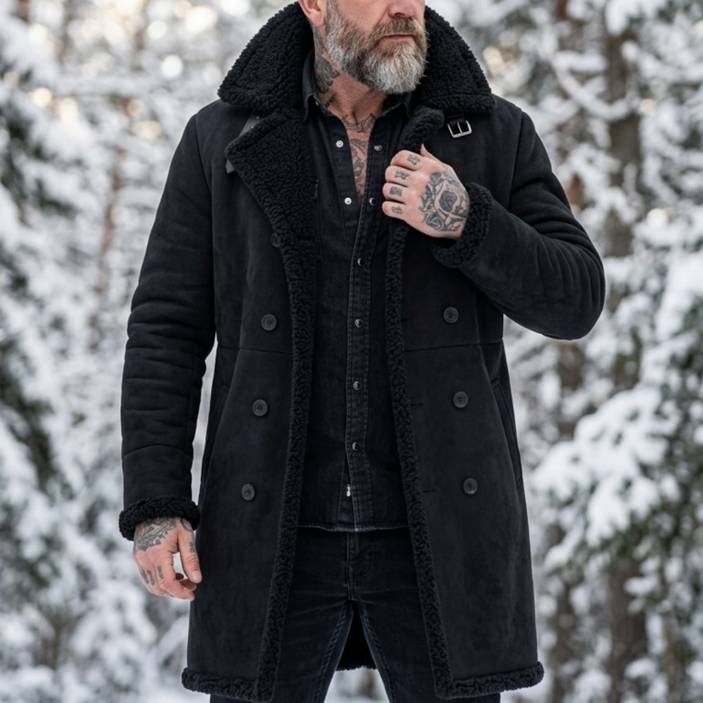 Men's Faux Suede Fur Lined Win - đánh giá và giá Men'S Outdoor Hunting Jacket