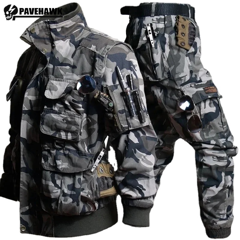 Mens Camouflage Set Multi Pock - đánh giá và giá Safari Outdoor Hunting Jackets
