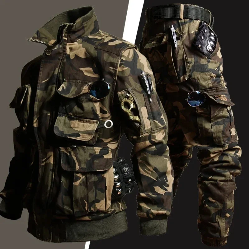 Mens Camouflage Set Multi Pock - đánh giá và giá Safari Outdoor Hunting Jackets