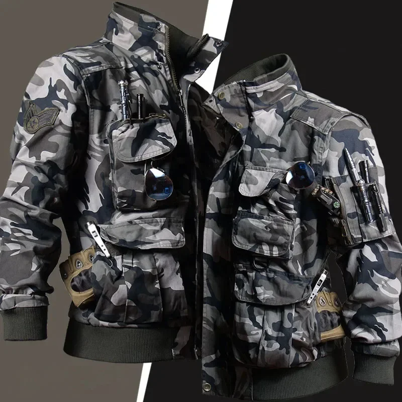 Mens Camouflage Set Multi Pock - đánh giá và giá Safari Outdoor Hunting Jackets
