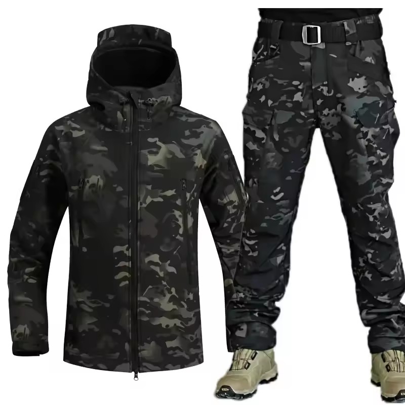 Winter Thicken Men Camo Suit W - đánh giá và giá Safari Outdoor Hunting Jackets