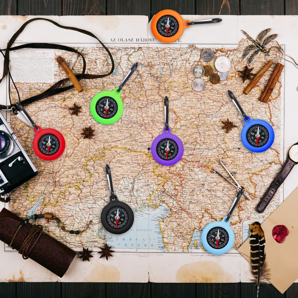 5-20 PCS Mini Compass Keychain - đánh giá và giá Outdoor Hunting Events