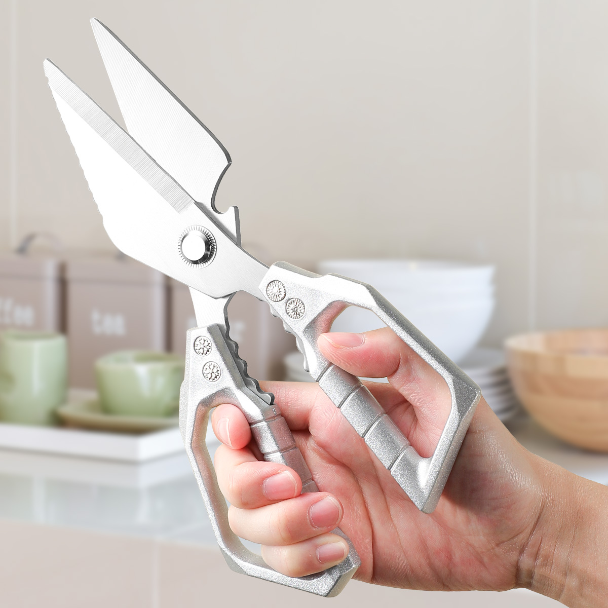 Heavy Duty Kitchen Scissors Me - đánh giá và giá Outdoor Hunting Kitchen