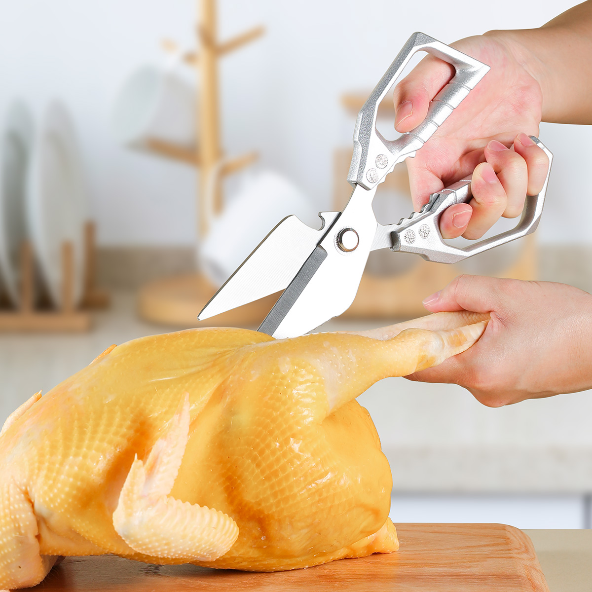 Heavy Duty Kitchen Scissors Me - đánh giá và giá Outdoor Hunting Kitchen