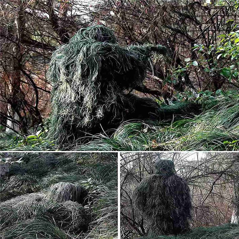AEF6-2X 5 In 1 Ghillie Suit,3D - đánh giá và giá Hunting Outdoor Apparel